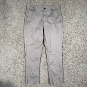Bird Dogs Pants Mens 30x28 Khaki Beige Stretch Performance Chino Golf Unlined
